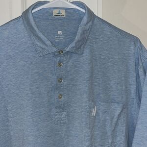 Johnnie O North Carolina UNC Color NC Golf pocket Polo Shirt XL Hanging Out